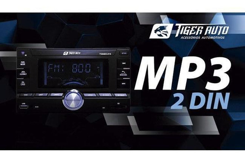 Radio Automotivo Bluetooth Mp3 Tg-04.03.010 Tiger Auto 2din 
