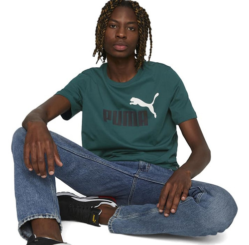 Remera Puma Col Logo De Hombre - 586759 45