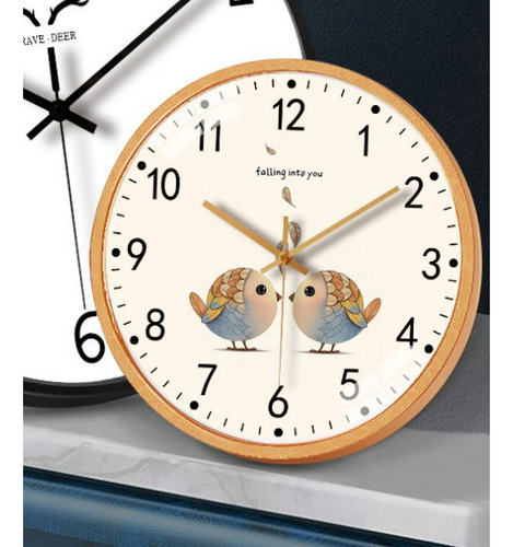 Reloj De Pared De Cuarzo De Estilo Simple De 8 Pulgadas Que
