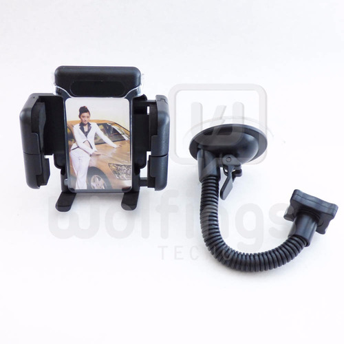 Soporte Holder Brazo Flexible Sopapa Ideal Auto Celular Gps