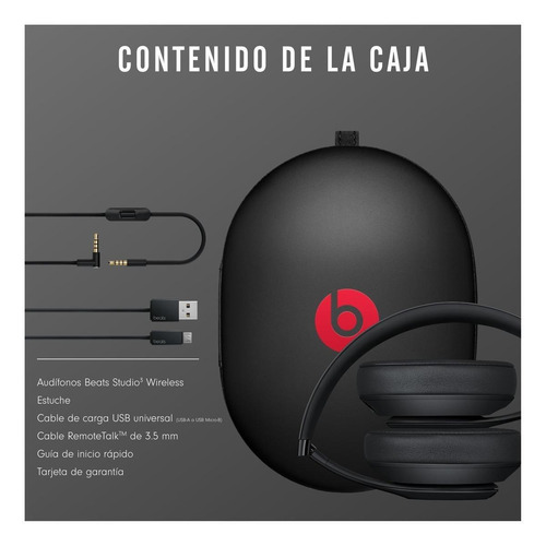 Imagen 6 de 6 de Audífonos Beats Studio³ Wireless - Matte black