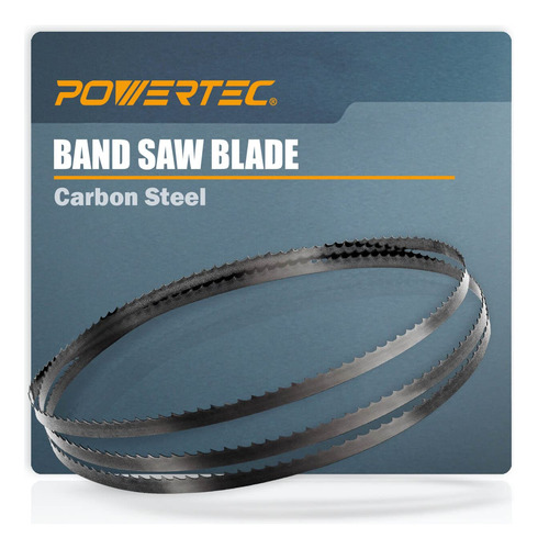 Hojas De Sierra De Cinta Powertec De 56-7/8 Pulgadas X 1/...