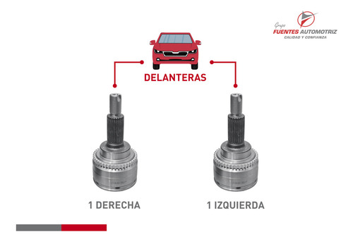 Jgo 2 Junta Espiga L/rueda Izq-der Suzuki Swift 1.5 2008 Abs