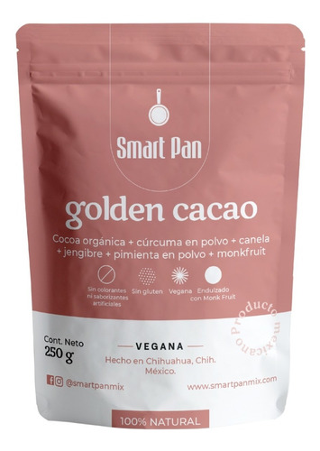 Golden Cacao - Golden Milk + Cacao Latte, Sin Azúcar