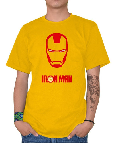 Playera Hombre Iron Man Mod-5