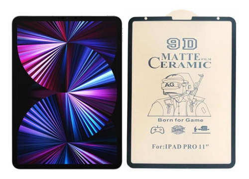 Vidrio Cerámico Irrompible Mate Para iPad Pro 11 2018 / 2020