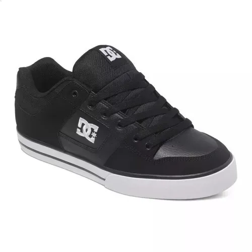 Zapatilla Dc Pure Cuero Skate Ancha Urbana