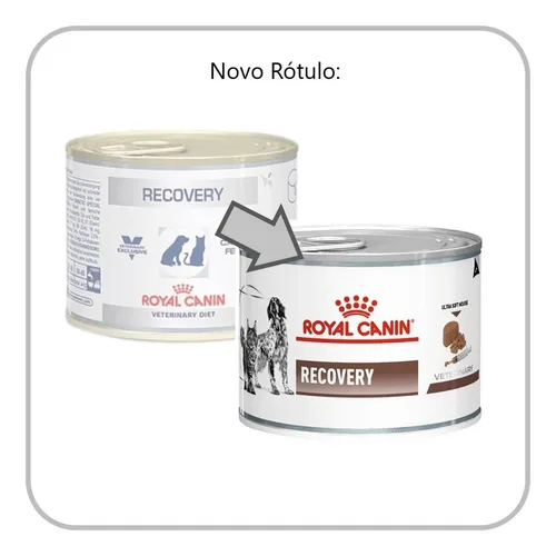 Alimento Royal Canin Veterinary Diet Canine Recovery para cão adulto todos  os tamanhos sabor mix em