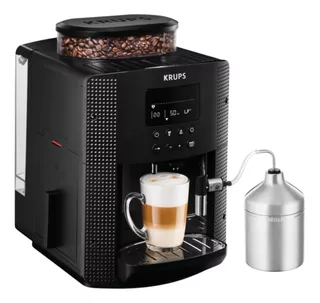 Cafetera Krups Espresso Expresaría Ea8150 Negro Con Molino