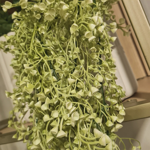 Kit 3 Planta Artificial Folhagem Pendente Verde Muro Inglês