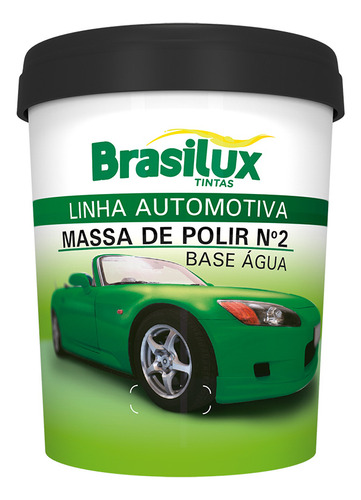 Massa De Polir N2 Base Água Alta Performance Brasilux 1kg