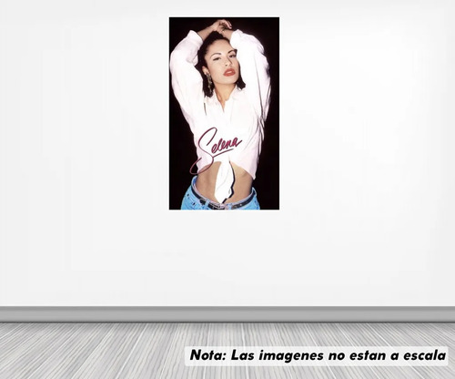 Vinil Sticker Pared 35cm Lado Selena Quintanilla Modld0077