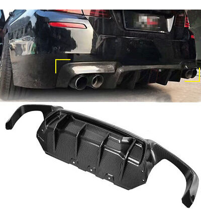 For Bmw 5 Series F10 M5 2012-2016 Rear Bumper Diffuser C Jjb