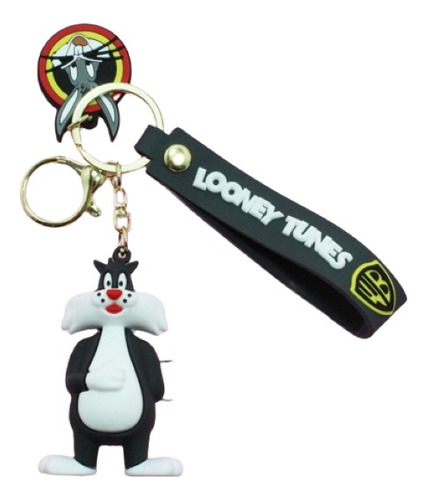 Llavero De Goma Silvestre Looney Tunes - Sector2814