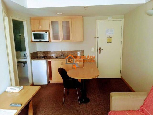 Imagem 3 de 10 de Flat À Venda, 34 M² Por R$ 175.000,00 - Centro - Guarulhos/sp - Fl0005