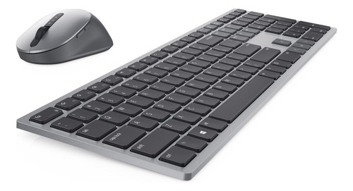 Kit Teclado Y Mouse Inalámbricos Dell Km7321w Español, Gris
