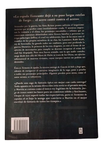 Game Of Thrones: Tormenta De Espadas 3 - G. R. R. Martin (Usado)