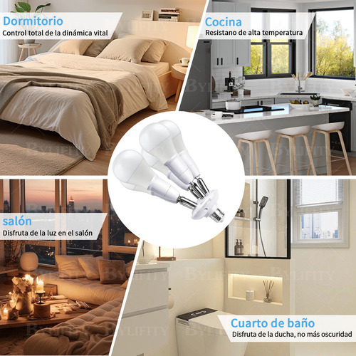 Tf Bylifity Socket Para Foco 5 En 1 Adaptador De Luz E26