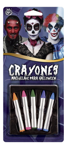 Kit De Maquillaje Crayones De Colores Halloween I9508f - 2