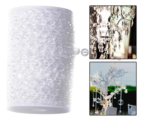 Para Nihay 30 Metros/rolo De Contas De Vidro Lustre T