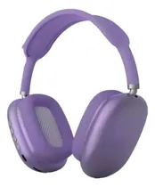 Comprar Auriculares gamer inalámbricos Bluetooth P9 violeta con luz violeta