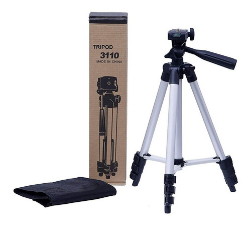 Imagen 3 de 7 de Tripode Aluminio Plegable Celular Camaras Reflex Telescopico