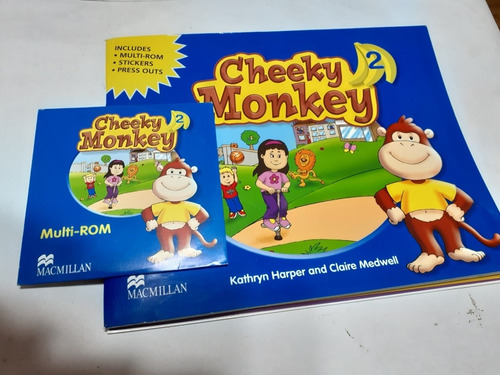 Cheeky Monkey 2. Macmillan. Book. Multirom. Stickers. Press 