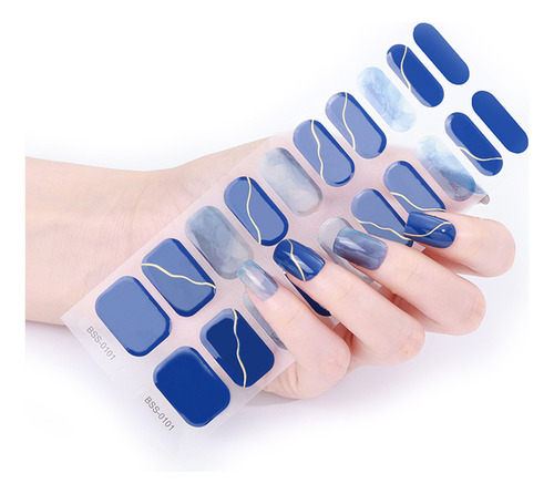 Tiras Adhesivas De Esmalte De Uñas En Gel Semicuradas (101 #