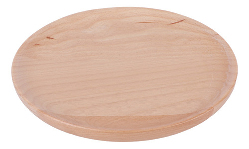 Plato De Madera De Estilo Simple Para Cenar, Desayuno, Comid