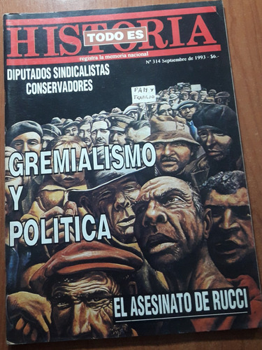  Revista Todo Es Historia N°314   Septiembre De 1993