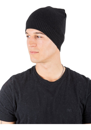 Imagen 2 de 2 de Gorro Unisex Beanie Lana Abrigado Suave Olegario