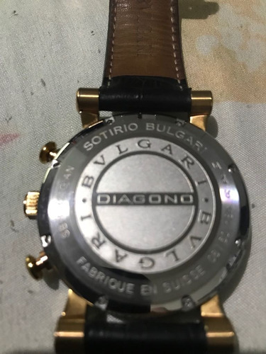 Relogio Bvlgari Sb P 42 G An 18k Caixa Em Ouro Maciço (origi