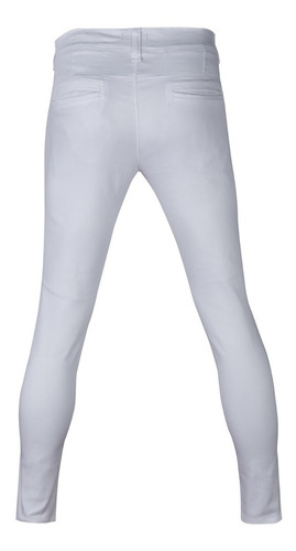 Imagen 3 de 4 de Pantalones Chupines Hombre Vestir Gabardina Elastizados