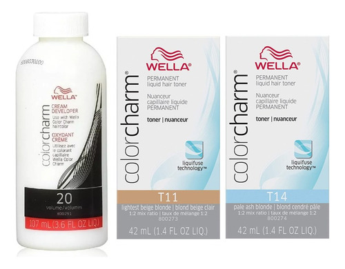 Wella Kit Toner + Color Charm T14 + Color Charm T11