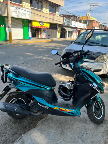 Motoneta Color Azul Italika D150 Modelo 2024