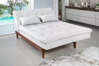 Sofá Cama Versátil Corano Espuma D33 Confortável Luxo