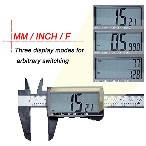 Digital Caliper, 06 Calipers Measuring Tool Electronic ...