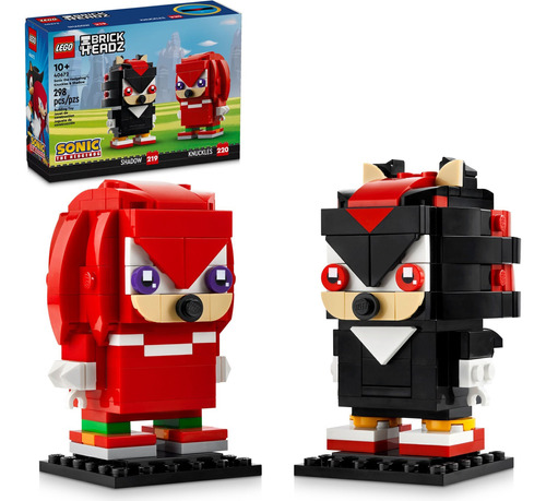 Lego Brickheadz 40672 Knuckles & Shadow, Sonic The Hedgehog