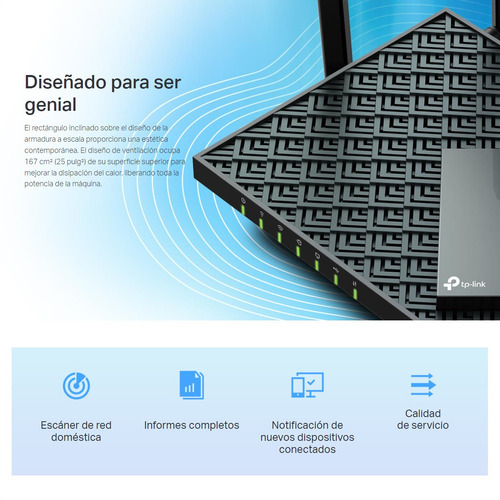 Imagen 6 de 10 de Router Gigabit Wifi 6 Dual Band Ax5400, Tp-link Archer Ax72