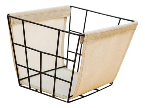 Cesta De Almacenamiento Cesta De Alambre De 23cmx17.5cmx14cm