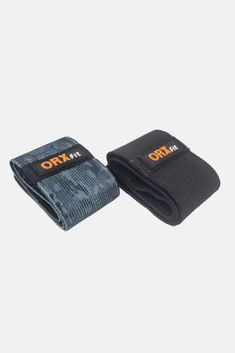 Banda Elástica De Resistencia Negro Camo Orxfit Gluteos Gym