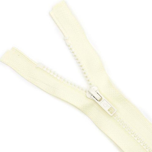 Zíper Tratorado - 15 Cm Cor 801 Off White
