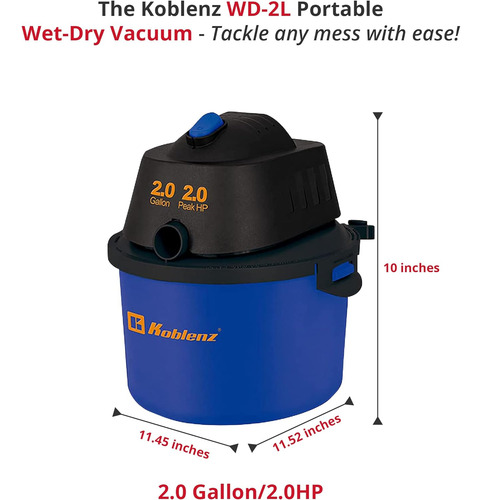 Aspiradoras Humedas Y Secas Koblenz Wd-2l No Aplica