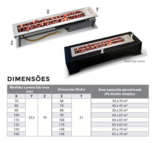 Lareira Com Tampa Jx Metais Aquecedor Area Externa - 100 Cm