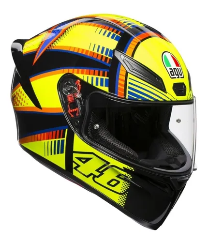 Casco Agv K1 Valentino Rossi Sol Luna Talla L Pista Moto Env o