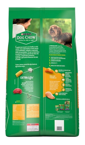Imagen 2 de 2 de Alimento Para Perro Adulto Dog Chow Raza Mini Y Pequeña 25kg