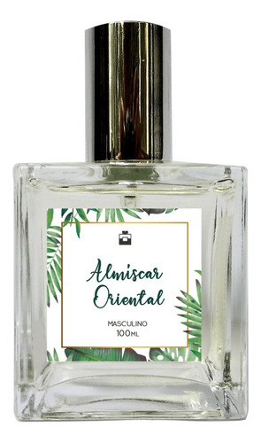 Perfume Masculino Natural Black Almíscar Oriental 50ml
