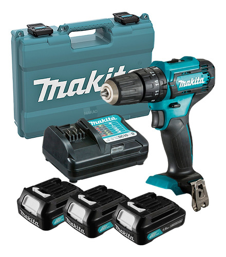 Kit Parafusadeira Furadeira De Impacto Hp333dwyx3 Makita