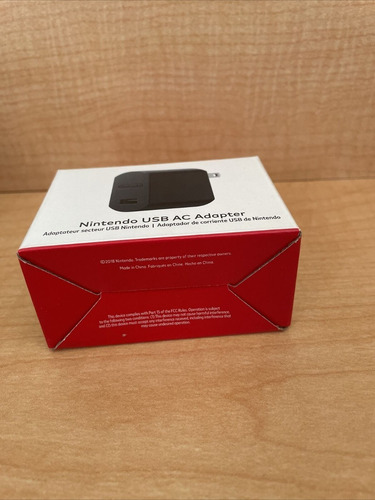 Cargador Pared Nintendo Switch Ac Adapter Usb Original Msi