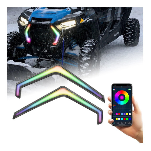 Kit Luz Colmillo Rgb Polaris Rzr Accent Light Bluetooth Para